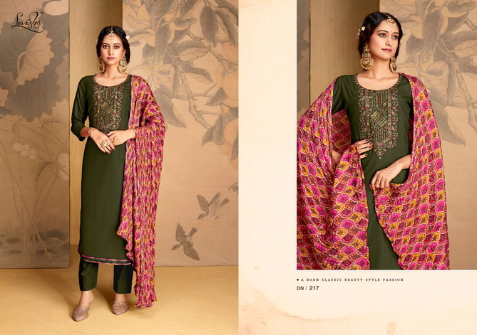 Levisha Nivisha Vol 4 Readymade Designer Rayon Suit Collection
